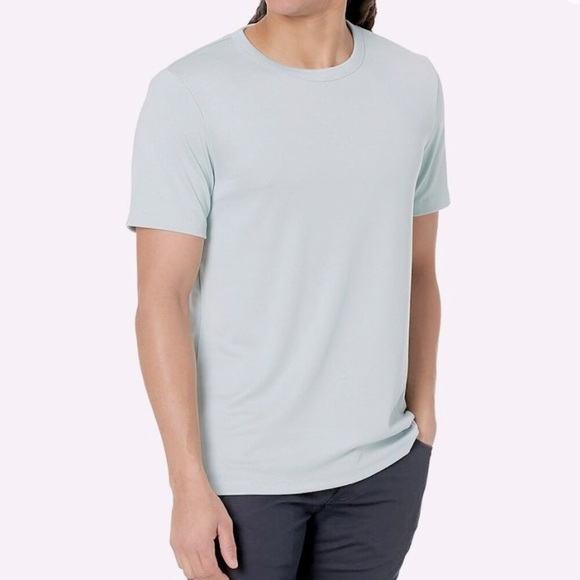 Theory Men's Sarior Anemone Modal Tee in Light Blue / Gray Size Medium - Picture 1 of 8